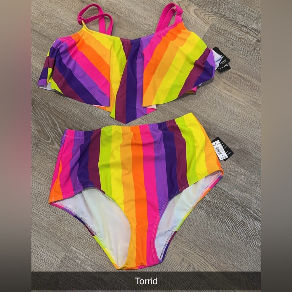 Torrid Multi-Color Swimsuit